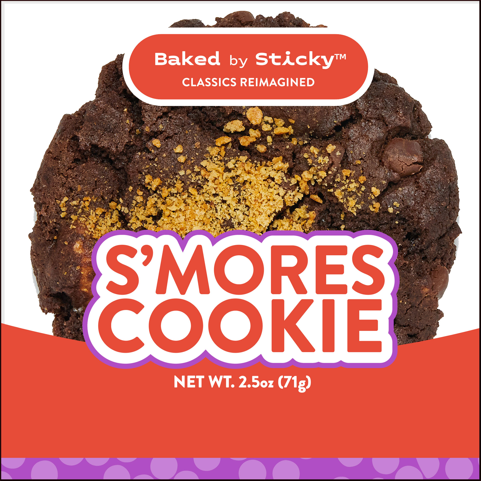 Baked by Sticky S'mores Cookie