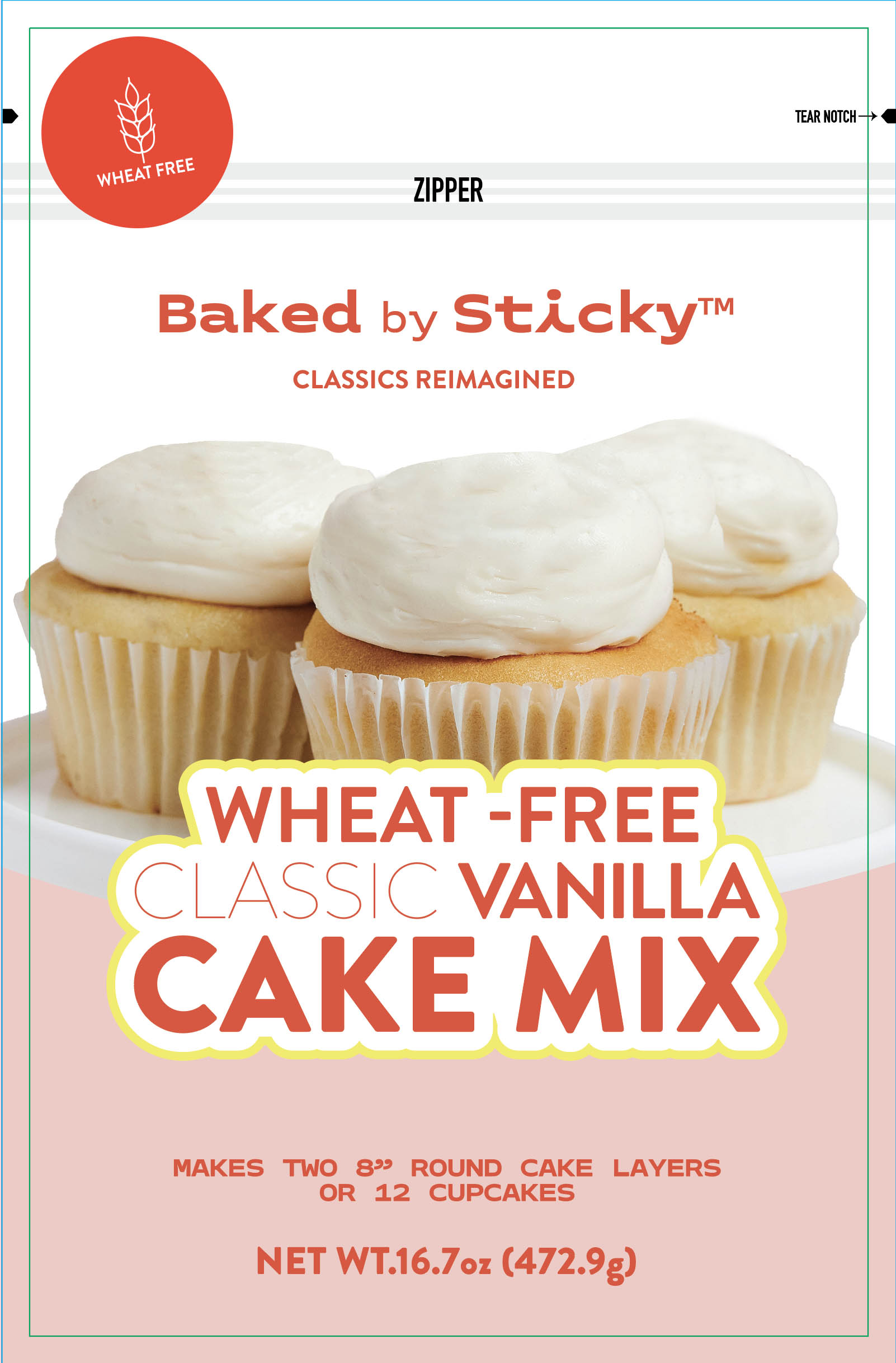 Baked by Sticky Wheat-Free Classic Vanilla Cake Mix