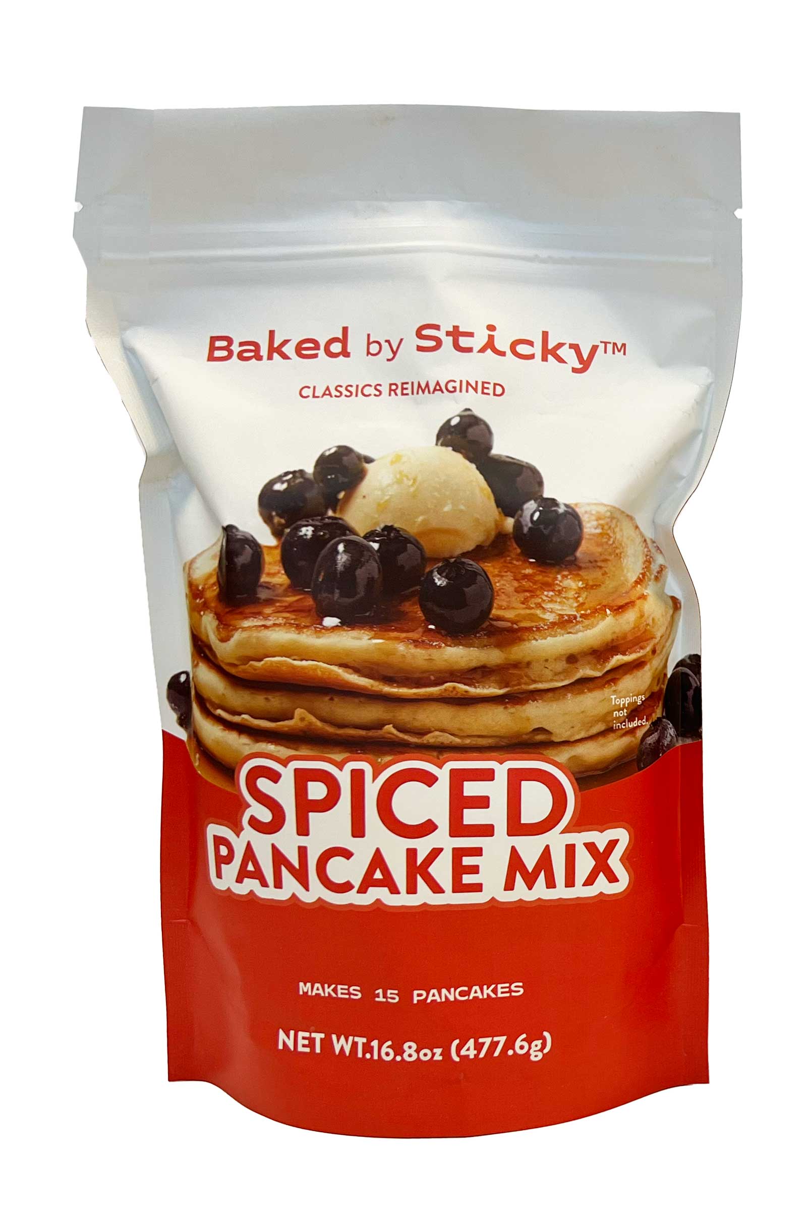 Baked by Sticky Spiced Pancake Mix