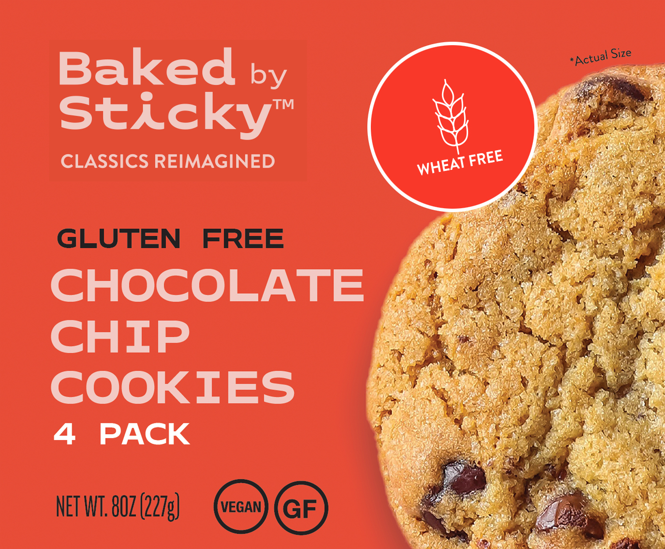 Baked by Sticky Wheat-Free Chocolate Chip Cookie multi-pack