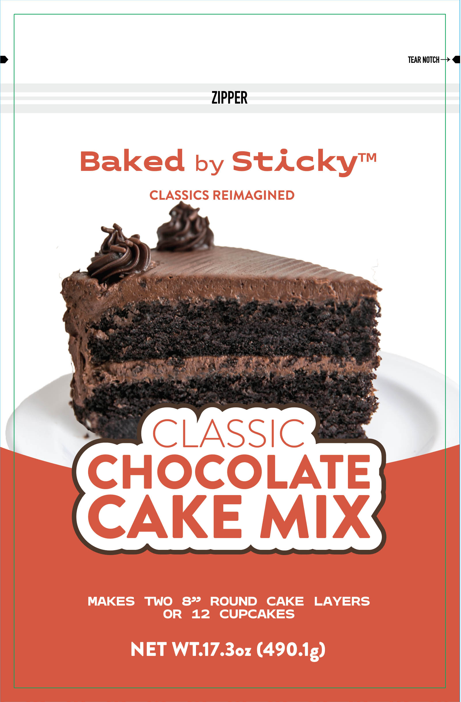 Baked by Sticky Classic Chocolate Cake Mix