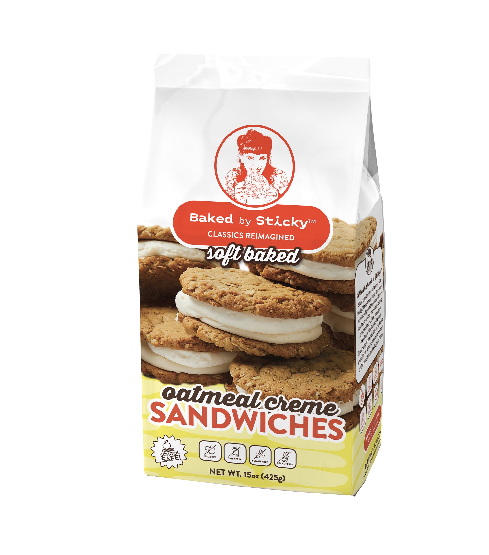 6-Pack Oatmeal Creme Cookie Bag