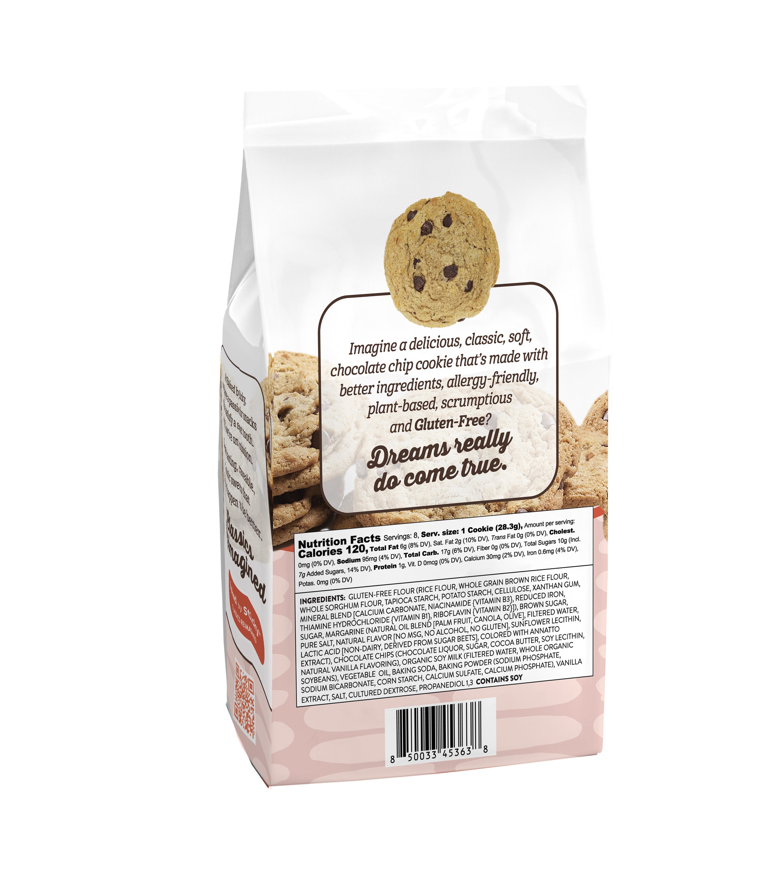 8-Pack Gluten-Free Chocolate Chip Cookie Bag