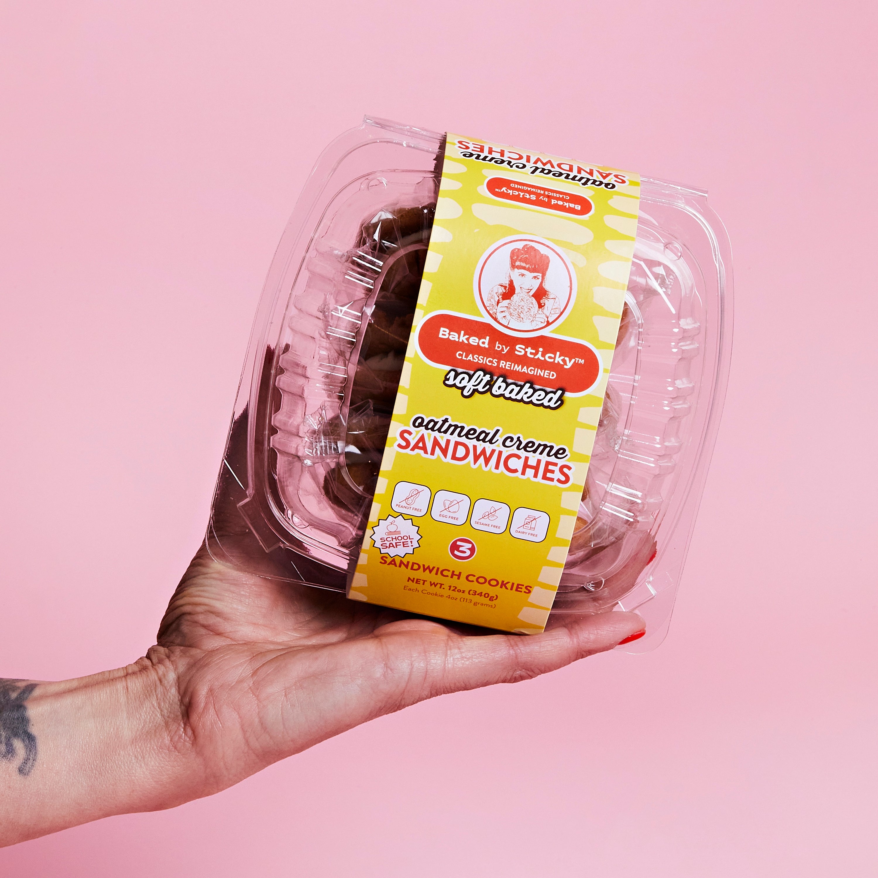 Oatmeal Creme Sandwich Cookies, 3-Pack