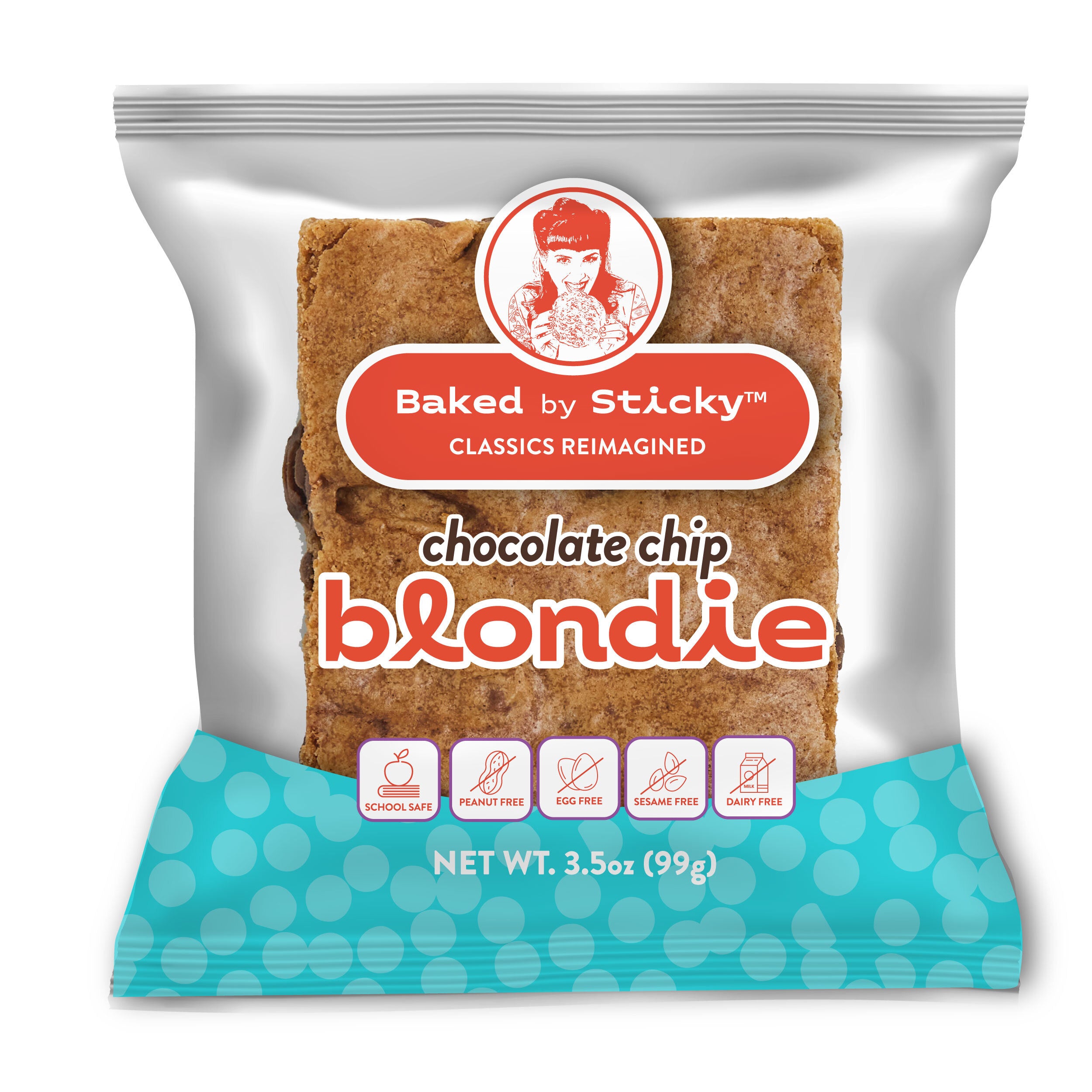 Chocolate Chip Blondie Bar